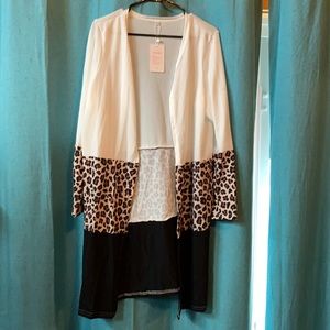 Color Block Cardigan